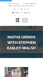 Mobile Screenshot of mathsgrinds.ie